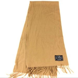 Scots Regal 100% Cashmere Made Scotland Tan Scarf